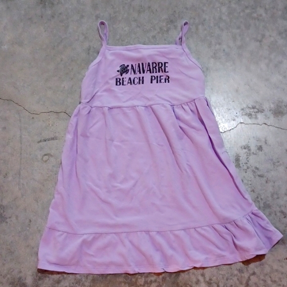Happy Kids lavender dress size L 7 - Picture 1 of 3